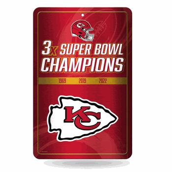 Kansas City Chiefs 3 Time Super Bowl Champions 11