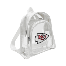 Kansas City Chiefs 3D Logo Clear Mini Backpack