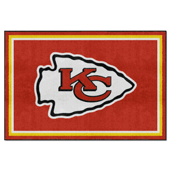 Kansas City Chiefs 5ft. x 8 ft. Plush Area Rug