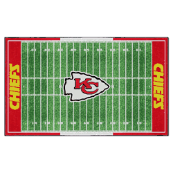 Kansas City Chiefs 6 ft. x 10 ft. Plush Area Rug