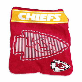 Kansas City Chiefs 60x80 Raschel Throw