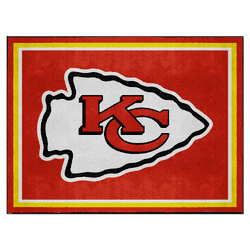 Kansas City Chiefs 8ft. x 10 ft. Plush Area Rug