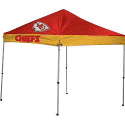 Kansas City Chiefs 9' x 9' Straight Leg Canopy