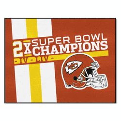 Kansas City Chiefs All-Star Rug - 34 in. x 42.5 in. Plush Area Rug