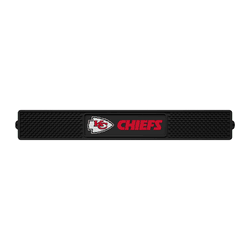 Kansas City Chiefs Bar Drink Mat - 3.25in. x 24in.