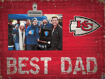 Kansas City Chiefs Best Dad Clip Frame