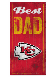 Kansas City Chiefs Best Dad Sign