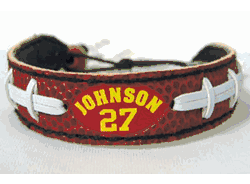 Kansas City Chiefs Bracelet Classic Jersey Larry Johnson Design CO