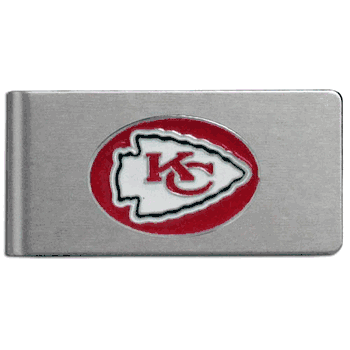 Kansas City Chiefs Brushed Metal Money Clip