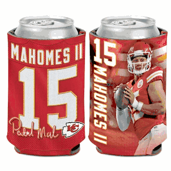 Kansas City Chiefs Can Cooler Patrick Mahomes Action Design