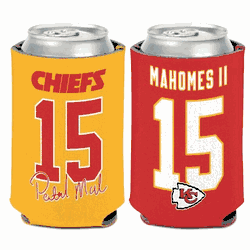 Kansas City Chiefs Can Cooler Patrick Mahomes Number Design