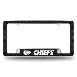 Kansas City Chiefs Carbon Fiber Design All Over Chrome Frame