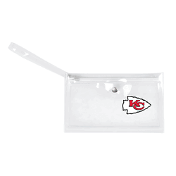 Kansas City Chiefs Clear Ticket Wristlet