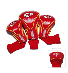 Kansas City Chiefs Club 3 Piece Contour Headcover Set