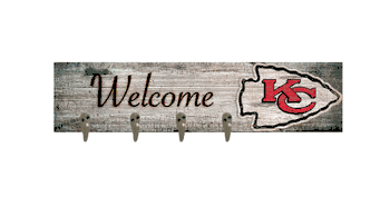Kansas City Chiefs Coat Hanger 6x24