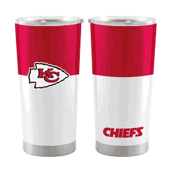 Kansas City Chiefs Colorblock 20oz Stainless Tumbler