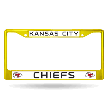Kansas City Chiefs Colored Chrome Frame Secondary Yellow