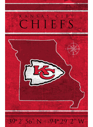 Kansas City Chiefs Coordinates 17x26