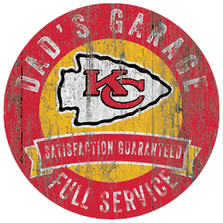 Kansas City Chiefs Dad's Garage Sign