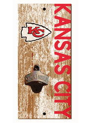 Kansas City Chiefs Distressed Bottle Opener