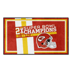 Kansas City Chiefs Dynasty 3ft. x 5ft. Plush Area Rug