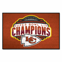 Kansas City Chiefs Dynasty Starter Mat Accent Rug - 19in. x 30in., 2020 Super Bowl LIV Champions