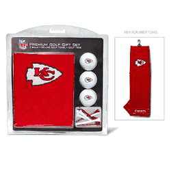 Kansas City Chiefs Embroidered Towel Golf Gift Set