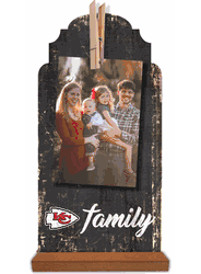 Kansas City Chiefs Family Clothespin 6x12
