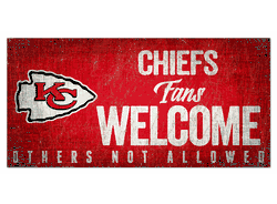 Kansas City Chiefs Fans Welcome Sign