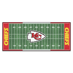 Kansas City Chiefs Field Runner Mat - 30in. x 72in.