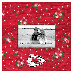 Kansas City Chiefs Floral 10x10 Frame