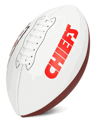 Kansas City Chiefs Franklin NFL Team Signature Autograph White Panel Football