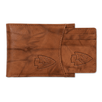 Kansas City Chiefs  Genuine Leather Slider Wallet