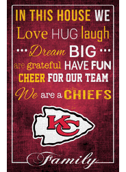 Kansas City Chiefs In This House 17x26