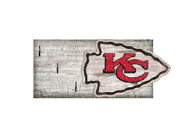Kansas City Chiefs Key Holder 6x12