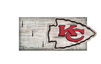 Kansas City Chiefs Key Holder 6x12