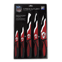 Kansas City Chiefs Knife Set - Kitchen - 5 Pack