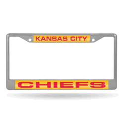 Kansas City Chiefs Laser Chrome Frame