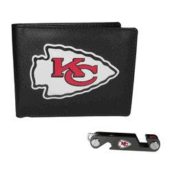 Kansas City Chiefs Leather Bi-fold Wallet & Key Organizer