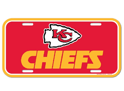 Kansas City Chiefs License Plate