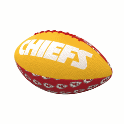 Kansas City Chiefs Mini Size Rubber Footballl