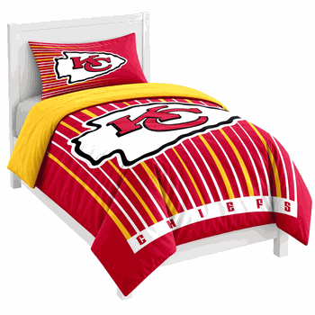 Kansas City Chiefs Momentum Bedding Comforter Set Twin