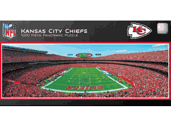 Kansas City Chiefs NFL 1000pc Panoramic Puzzle - End Zone