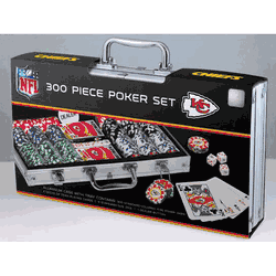 Kansas City Chiefs NFL 300pc Poker Set