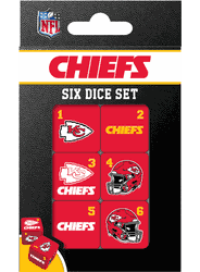 Kansas City Chiefs NFL Dice Set