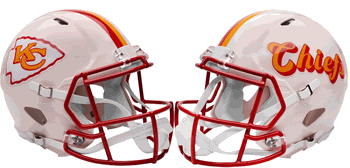 Kansas City Chiefs NFL Full Size Authentic Speed Football Helmet RETRO