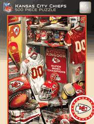 Kansas City Chiefs NFL Locker Room 500pc Puzzle