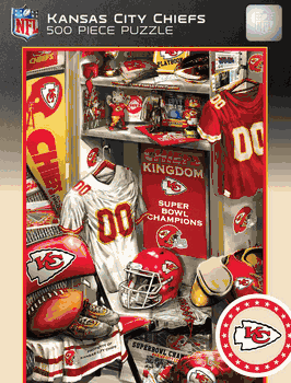 Kansas City Chiefs NFL Locker Room 500pc Puzzle