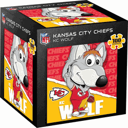Kansas City Chiefs NFL Mascot 100 Piece Square Puzzle