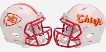 Kansas City Chiefs NFL Mini Speed Football Helmet RETRO